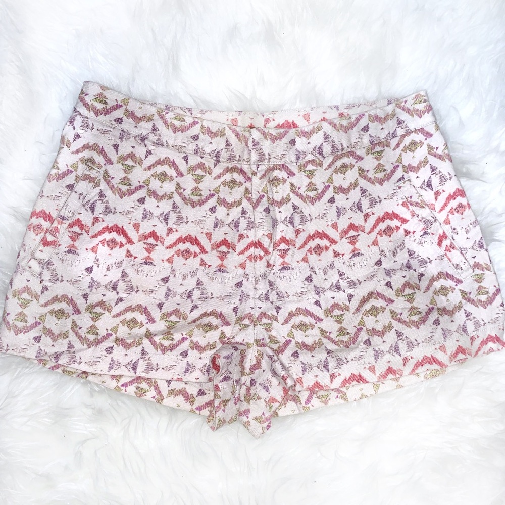 Free People Cream Tribal shorts Size 2